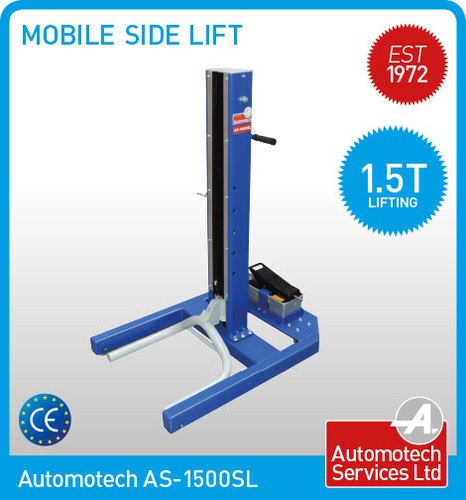 Single post lift mobile side - post, lift,